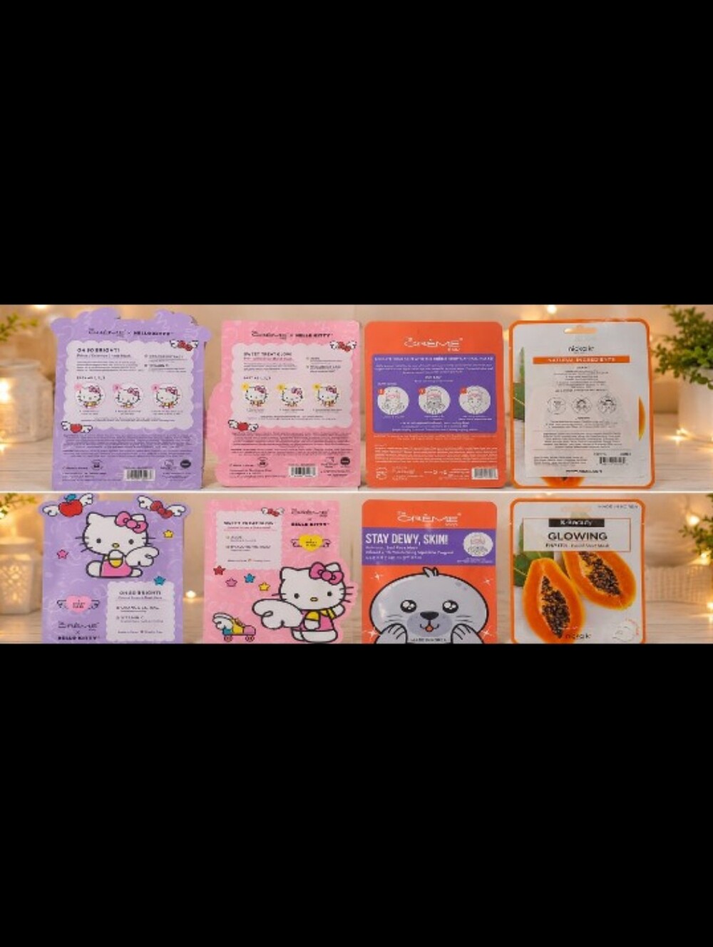 Pick 1️⃣ Cute Hello Kitty & Assorted Sheet Masks
